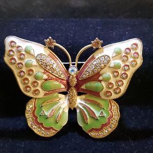Vintage Kenneth Jay Lane Butterfly Pn